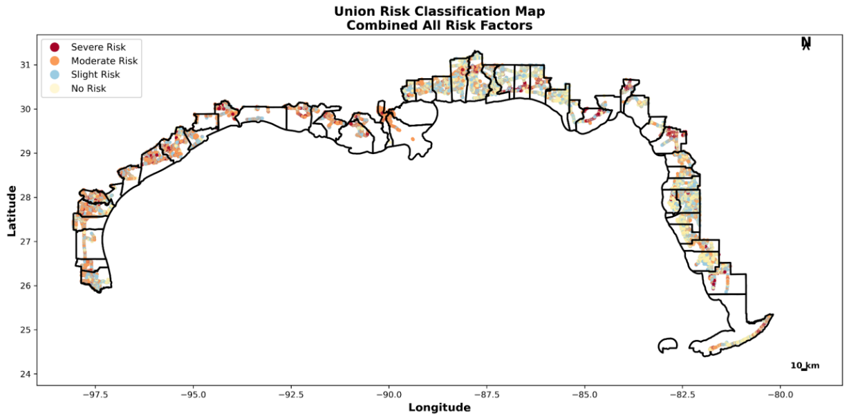 Geospatial Analysis of Transmission Infrastructure Risk under Land Deformation and Environmental Change